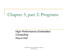 High Performance Embedded Computing - Ann Gordon-Ross