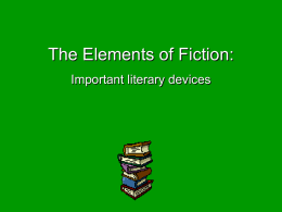 The Elements of Fiction: