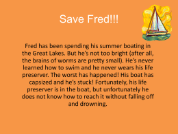 Save Fred!!!