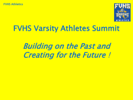 FVHS Varsity Athletes Summit