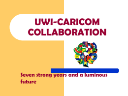 UWI-CARICOM COLLABORATION