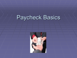 Paycheck Basics