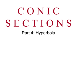 11.4 Hyperbolas - Meglio Education