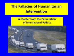 The Fallacies of Humanitarian Intervention