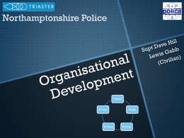Northamptonshire Police Business Intelligence