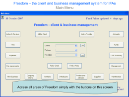 Freedom v6.1 - Switch On Solutions