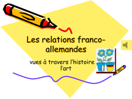 Les relations franco