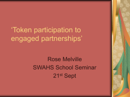 Token participation to engaged partnerships’