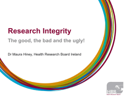 Research Integrity - Sihtasutus Eesti Teadusagentuur