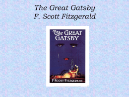 The Great Gatsby: overview
