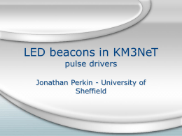 LED beacons in KM3NeT