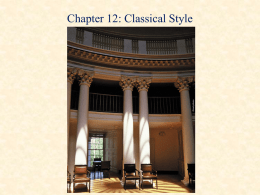 Chapter 7 – Introduction to the Classical Style: Haydn and