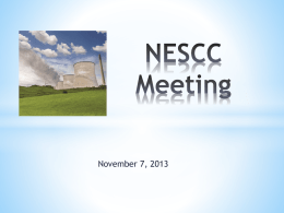 NESCC Meeting - ANSI Public Portal