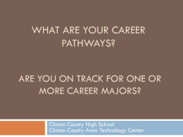 Career Clusters - Clinton County High School