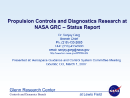 Propulsion Controls at NASA Lewis