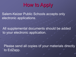 How to Apply - Salem-Keizer School District