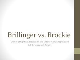 Brillinger vs. Brockie - Mr. Bergman 2014/15