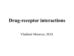 Drug-receptor interactions