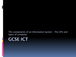 GCSE ICT - Le Lycee Mauricien
