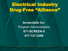 Electrical Industry Drug-Free Alliance
