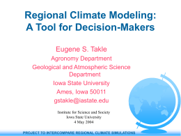 PowerPoint Presentation - Global Change Curricula and