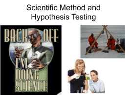 How do we do science?