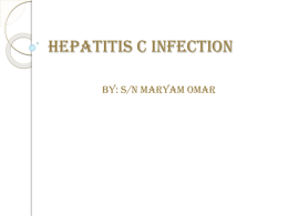 Hepatitis C Infection - Thalassemia Center