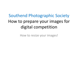 How to prepare your images for digital competition