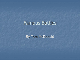 Famous Battles