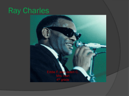 Ray Charles - Marcellus High School