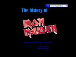 The History Of Iron Maiden