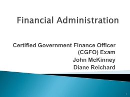 Financial Administration