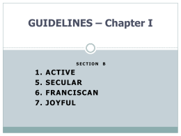 GUIDELINES Chapter I