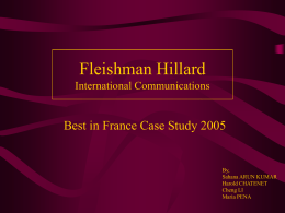 Fleishman Hillard International Communications