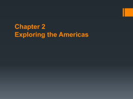 Chapter 2 Exploring the Americas