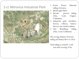 Mitrovica Heavy Metal Contamination