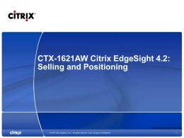 Citrix Acquires Reflectent Software