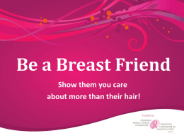 _Be a Breast Friend Salon Project