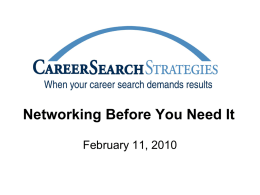 Networking That Gets Results - Queens University of Charlotte