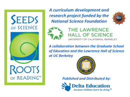 Seeds of Science/Roots of Reading
