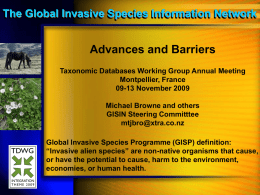 NBII invasive species and USGS
