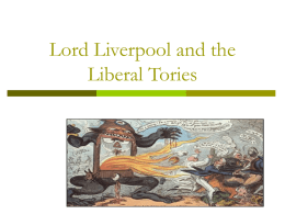 Lord Liverpool and the Tories2