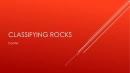 Classifying rocks