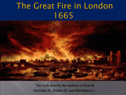 Fire in London 1665