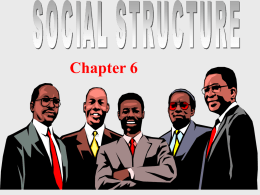Social Class and Socioeconomic Stratification