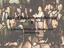Age of Reason and Revival II