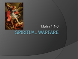Spiritual warfare - Friends in Faith