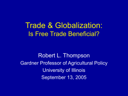 ROBERT L. THOMPSON - farmdoc: Farm Decision Outreach