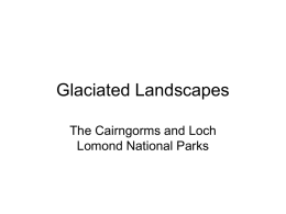 Glaciated Landscapes - Clydebank High School