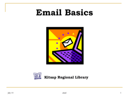 Email 101 - Kitsap Regional Library